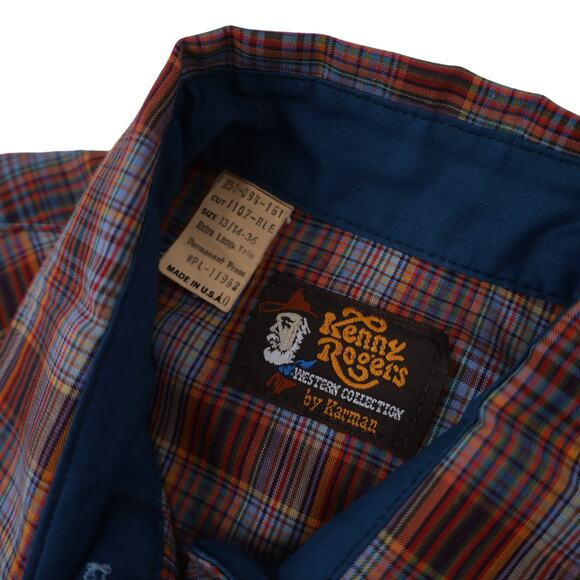 Vintage Kenny Rogers Pearl Snap Down Wester Shirt - Picture 6 of 10